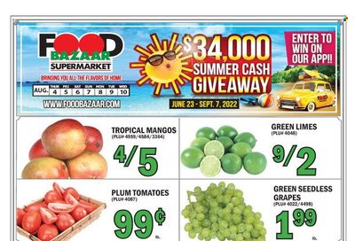 Food Bazaar (CT, NJ, NY) Weekly Ad Flyer Specials August 4 to August 10, 2022