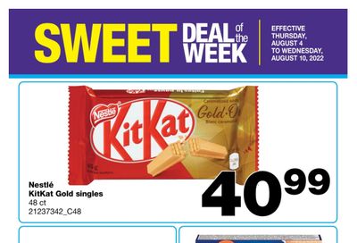 Wholesale Club Sweet Deal of the Week Flyer August 4 to 10