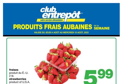 Wholesale Club (QC) Fresh Deals of the Week Flyer August 4 to 10