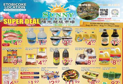 Sunny Foodmart (Etobicoke) Flyer August 5 to 11
