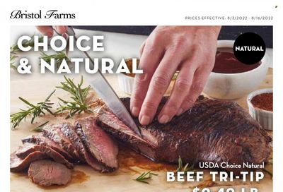 Bristol Farms (CA) Weekly Ad Flyer Specials August 3 to August 16, 2022