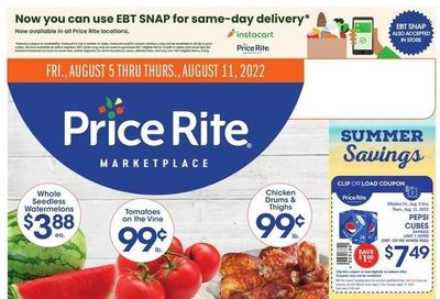 Price Rite (CT, MA, MD, NH, NJ, NY, PA, RI) Weekly Ad Flyer Specials August 5 to August 11, 2022