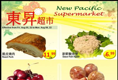 New Pacific Supermarket Flyer August 5 to 8