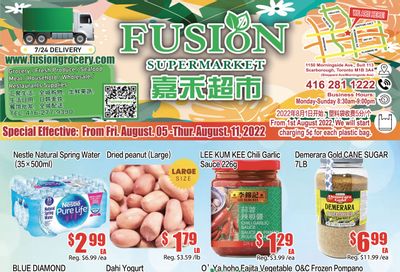 Fusion Supermarket Flyer August 5 to 11