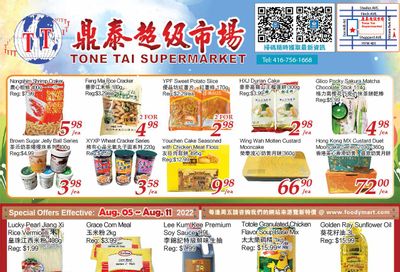 Tone Tai Supermarket Flyer August 5 to 11