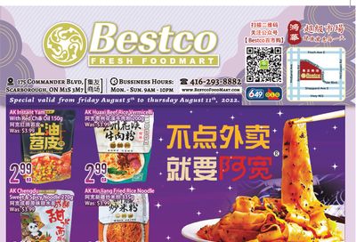 BestCo Food Mart (Scarborough) Flyer August 5 to 11