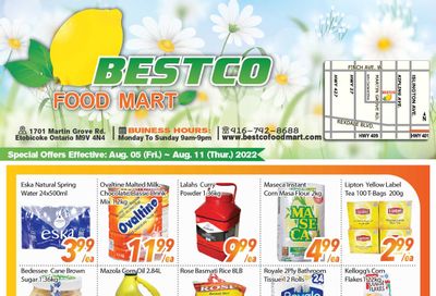 BestCo Food Mart (Etobicoke) Flyer August 5 to 11