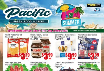 Pacific Fresh Food Market (Pickering) Flyer August 5 to 11