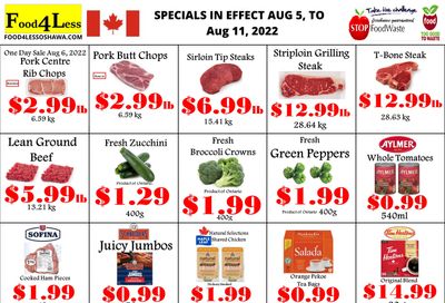 Food 4 Less (Oshawa) Flyer August 5 to 11