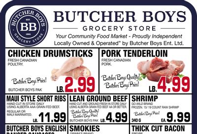 Butcher Boys Grocery Store Flyer August 3 to 11