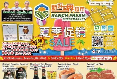 Ranch Fresh Supermarket Flyer August 5 to 11