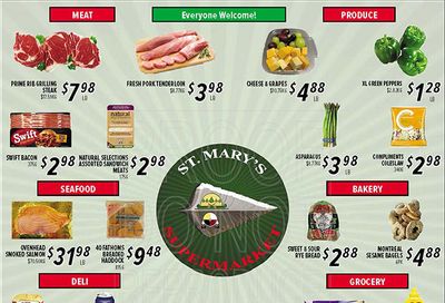 St. Mary's Supermarket Flyer August 3 to 9