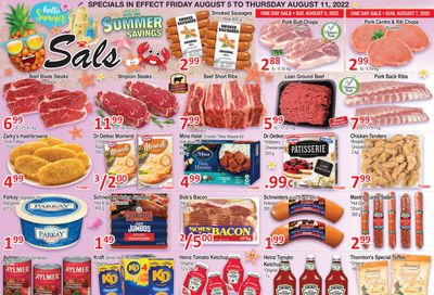 Sal's Grocery Flyer August 5 to 11