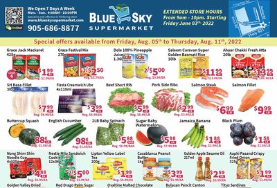 Blue Sky Supermarket (Pickering) Flyer August 5 to 11