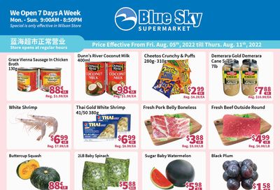 Blue Sky Supermarket (North York) Flyer August 5 to 11