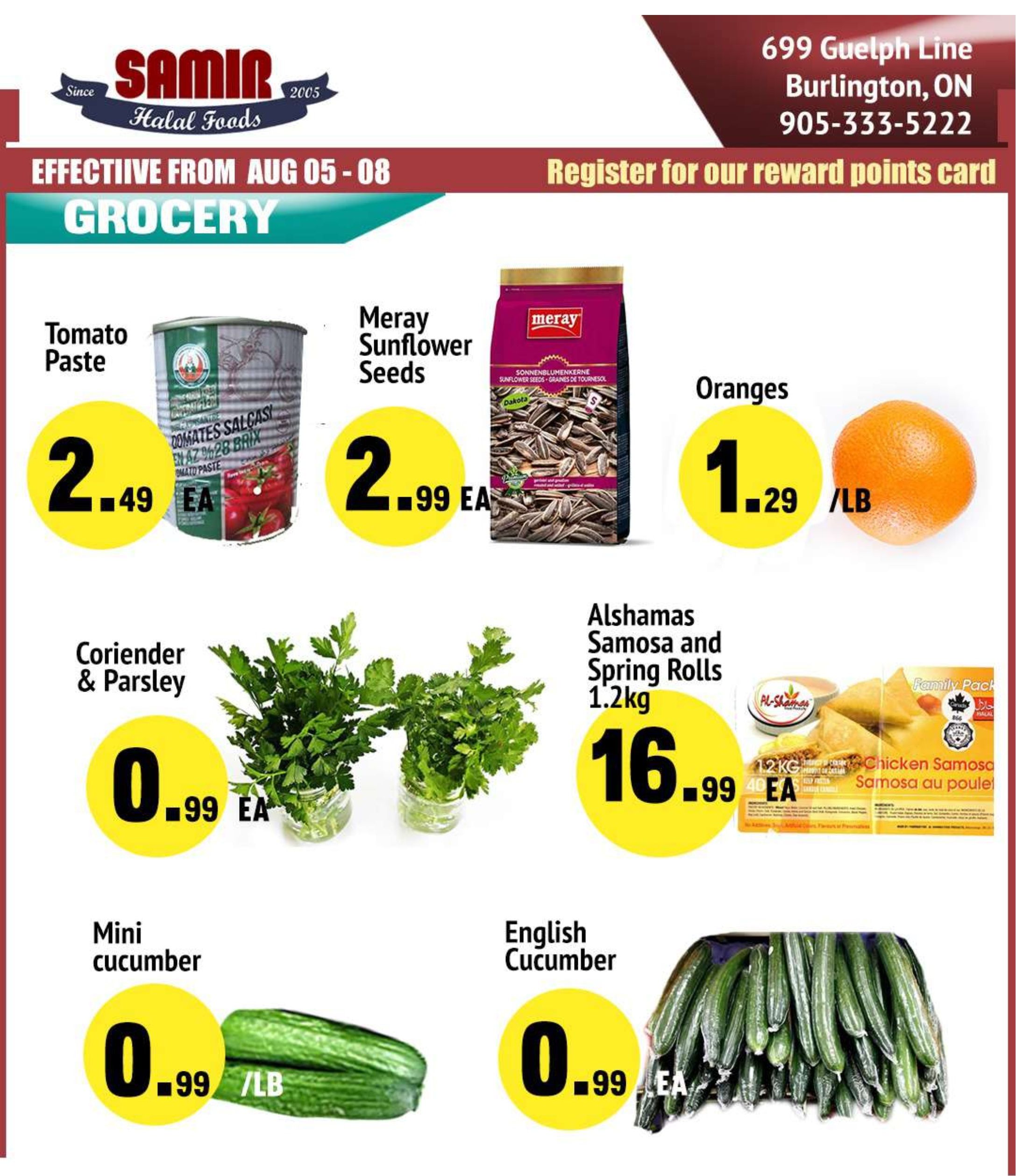 Samir Supermarket Flyer August 5 to 8