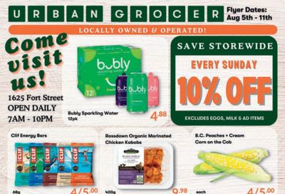 Urban Grocer Flyer August 5 to 11