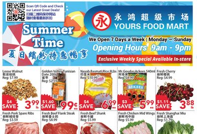 Yours Food Mart Flyer August 5 to 11