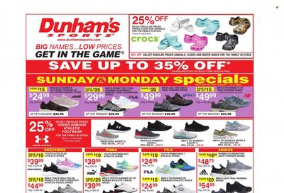 Dunham's Sports Weekly Ad Flyer Specials August 6 to August 11, 2022