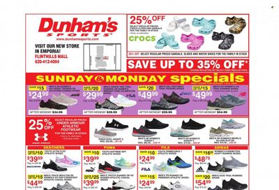 Dunham's Sports (KS) Weekly Ad Flyer Specials August 6 to August 11, 2022