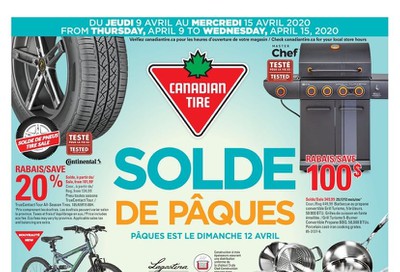 Canadian Tire (QC) Flyer April 9 to 15
