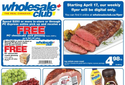 Real Canadian Wholesale Club Flyer April 9 to 16