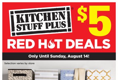 Kitchen Stuff Plus Red Hot Deals Flyer August 8 to 14