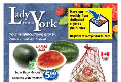 Lady York Foods Flyer August 8 to 14