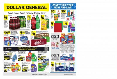 Dollar General (AL) Weekly Ad Flyer Specials August 7 to August 13, 2022