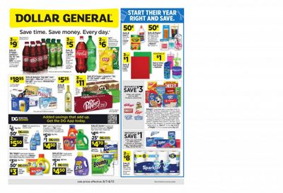 Dollar General (CA, NV) Weekly Ad Flyer Specials August 7 to August 13, 2022