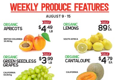 Pomme Natural Market Flyer August 9 to 15
