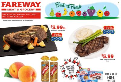 Fareway (IA) Weekly Ad Flyer Specials August 8 to August 13, 2022