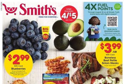 Smith's (AZ, ID, MT, NM, NV, UT, WY) Weekly Ad Flyer Specials August 10 to August 16, 2022