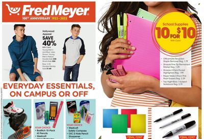 Fred Meyer Weekly Ad Flyer Specials August 10 to August 16, 2022