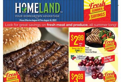 Homeland (OK, TX) Weekly Ad Flyer Specials August 10 to August 16, 2022