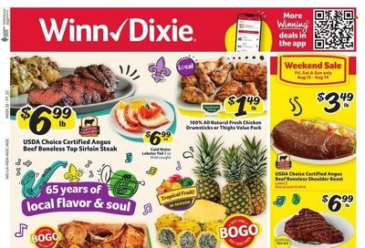 Winn Dixie (AL, FL, GA, LA) Weekly Ad Flyer Specials August 10 to August 16, 2022