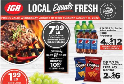 IGA Weekly Ad Flyer Specials August 10 to August 16, 2022