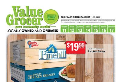Value Grocer Flyer August 11 to 17