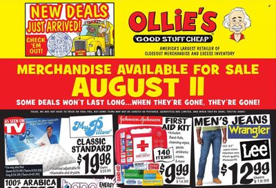 Ollie's Bargain Outlet Weekly Ad Flyer Specials August 10 to August 17, 2022