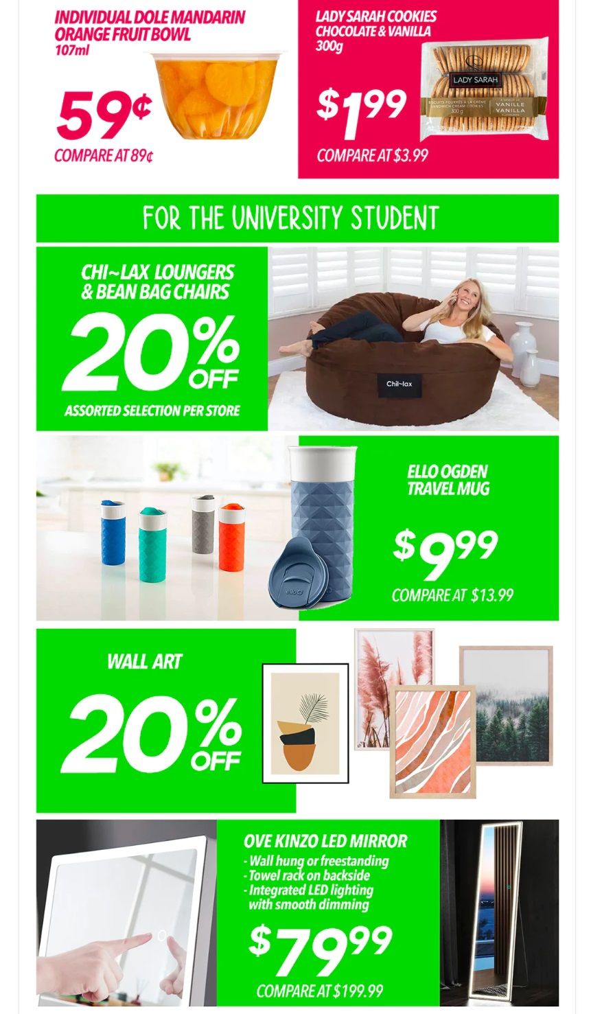Big Box Outlet Store Flyer August 10 to 16