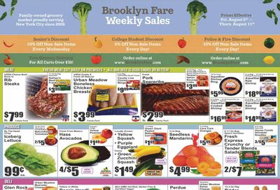 Brooklyn Fare (NY) Weekly Ad Flyer Specials August 5 to August 11, 2022