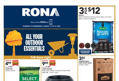 Rona (Atlantic) Flyer August 11 to 17