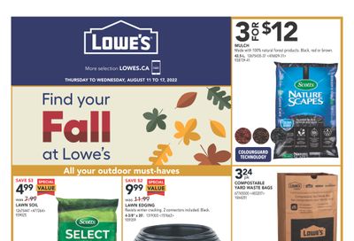 Lowe's (ON) Flyer August 11 to 17