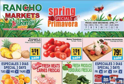 Rancho Markets Weekly Ad & Flyer April 7 to 13