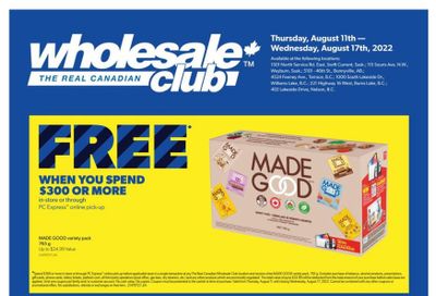 Real Canadian Wholesale Club Flyer August 11 to 17