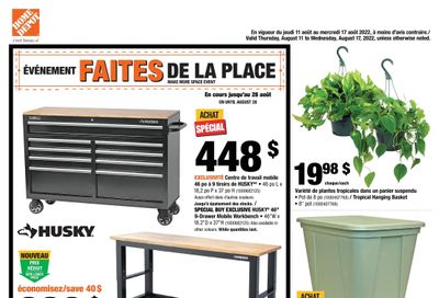 Home Depot (QC) Flyer August 11 to 17