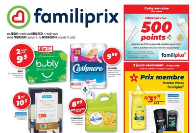 Familiprix Flyer August 11 to 17