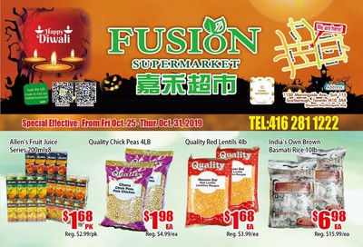 Fusion Supermarket Flyer October 25 to 31