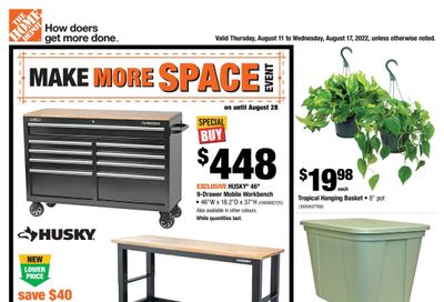 Home Depot (Atlantic) Flyer August 11 to 17