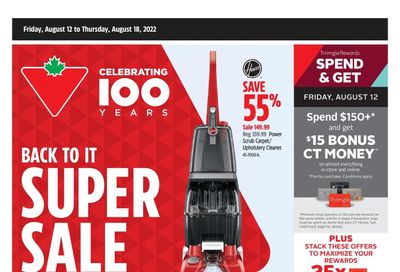 Canadian Tire (West) Flyer August 12 to 18